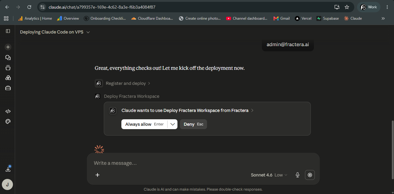 MCP deployment step 3