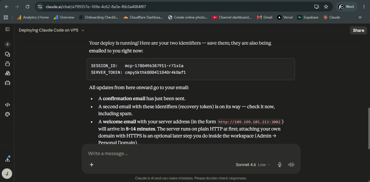 MCP deployment step 4